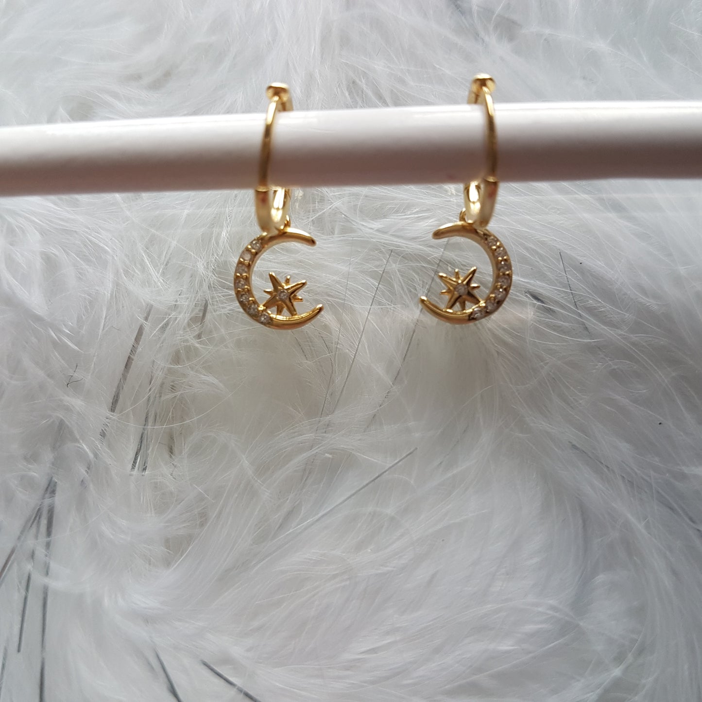 Lune scintillante étoilée