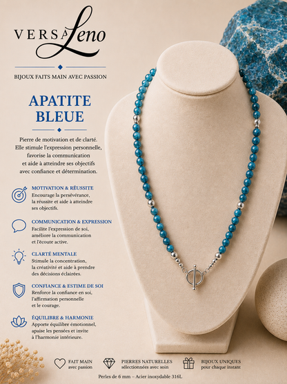 Collier de pierres naturelles certifiées une création unique et artisanale signée Versaleno