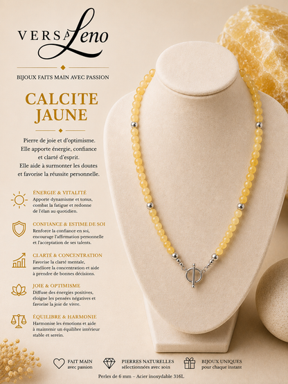 Collier de pierres naturelles certifiées une création unique et artisanale signée Versaleno