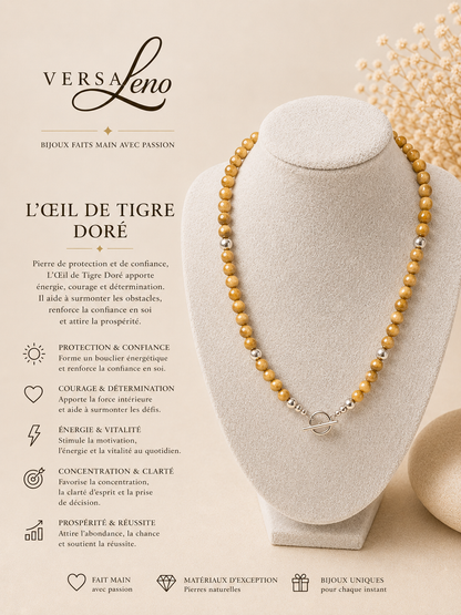 Collier de pierres naturelles certifiées une création unique et artisanale signée Versaleno