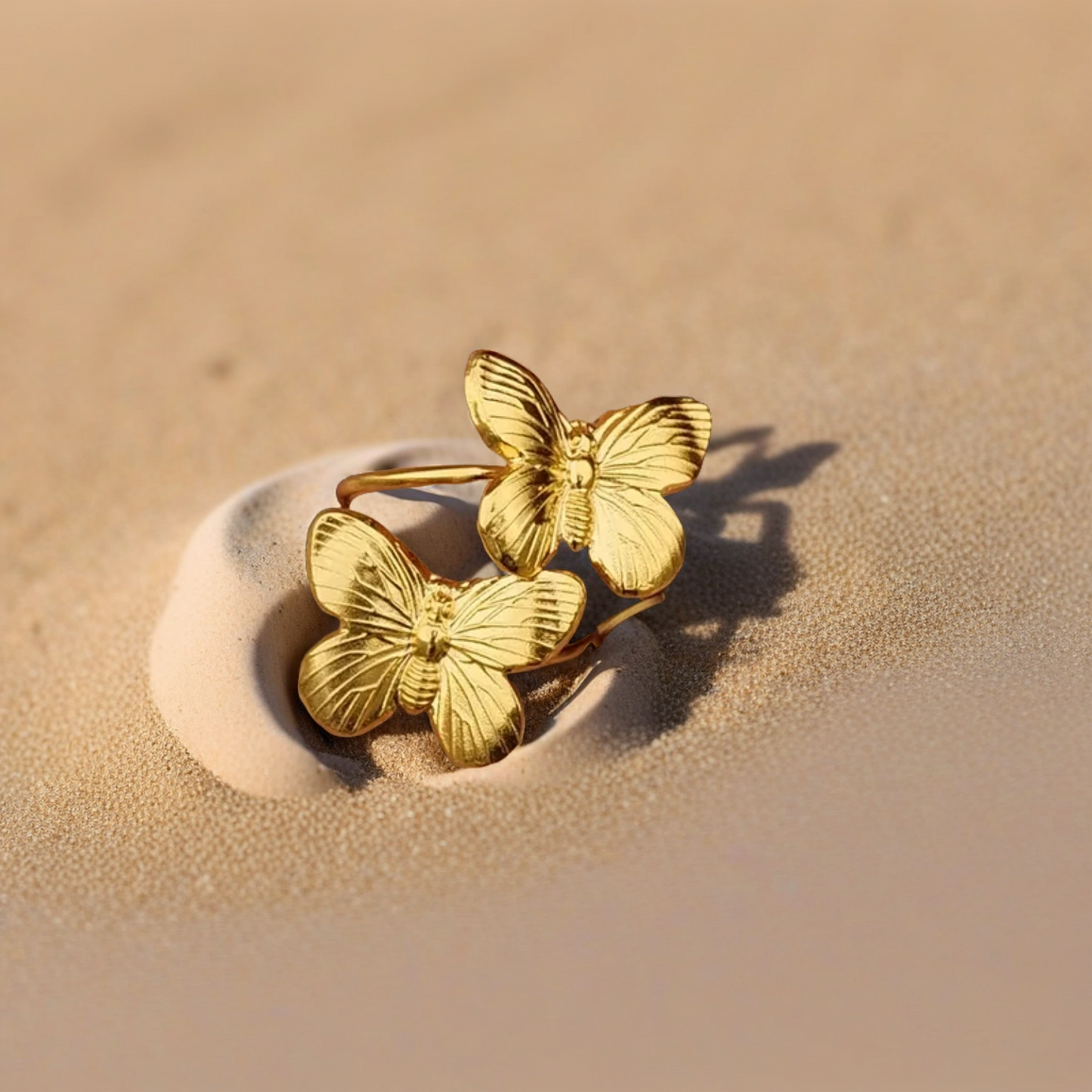 Bague Duo de papillons